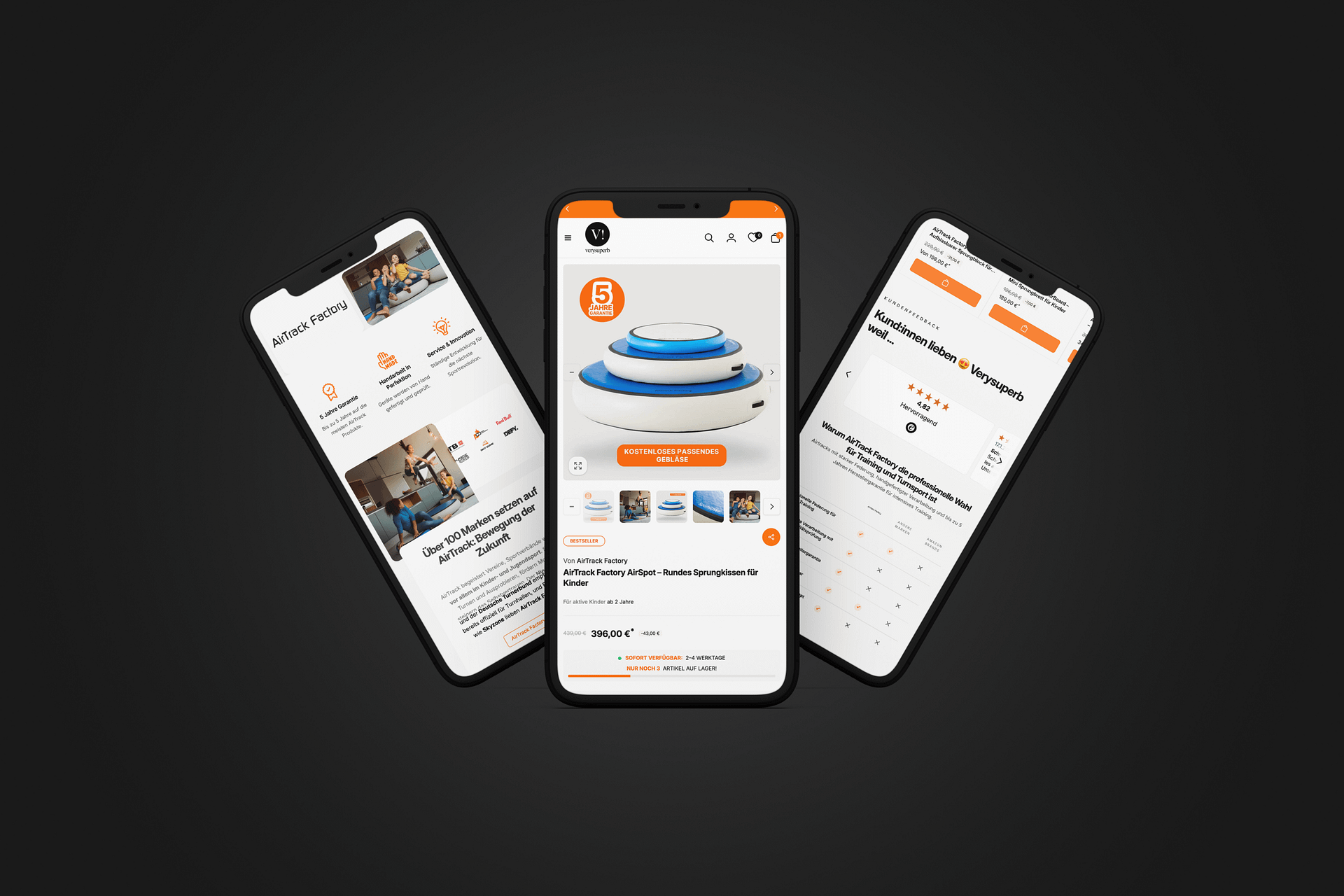 Produktseiten und UX